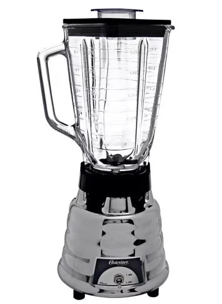 Licuadora De 2 Vel Rotativa Base De Metal Vaso De Cristal Oster