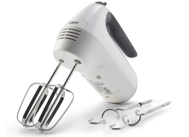 Batidora Manual Oster 6 Velocidades con Gancho.