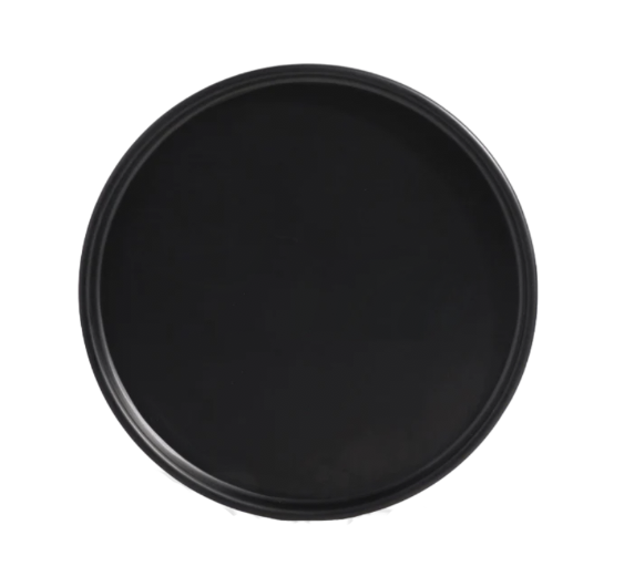 Barcelona Plato 20 cm Melamina  Negro Mate
