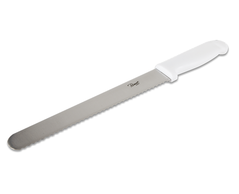 Cuchillo Panadero de Sierra 10" / 25.4 cm, Blanco