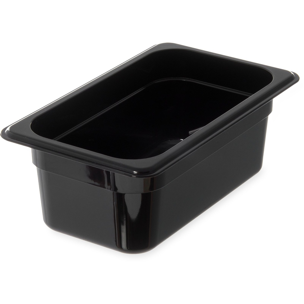 Inserto Cuarto 4" / 10 cm Policarbonato Negro.