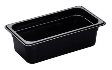 Inserto Tercio 4" / 10 cm Policarbonato Negro