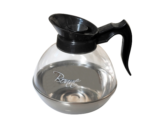 Jarra Cafetera 1.7 lts Policarbonato / AIuminio Color Negro
