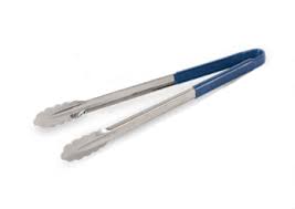 [MCPAIP12A] Pinza Acero Inoxidable Cubierta Plástico 12" Azul.