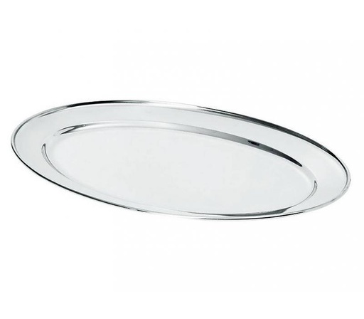 [AIN1033] Platón Oval 36 X 21 cm Acero Inoxidable.