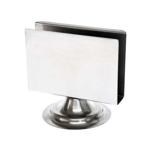 [AIN1049] Servilletero con Base Acero Inoxidable 13 X 12 cm.