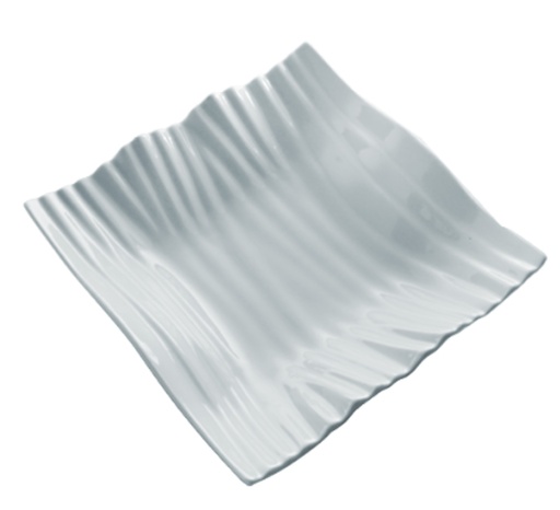 [APPOC20] Plato Cuadrado Olas 20 X 20 cm.