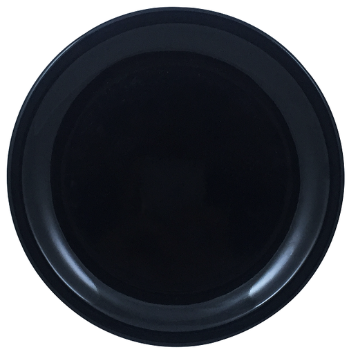 [804W-NE] Plato Extendido 9" / 23 cm Melamina Negro.
