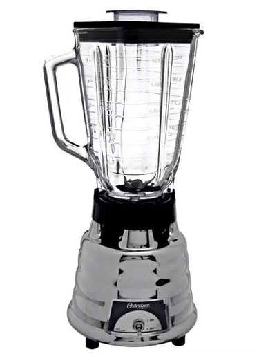 [OST450-20] Licuadora De 2 Vel Rotativa Base De Metal Vaso De Cristal Oster