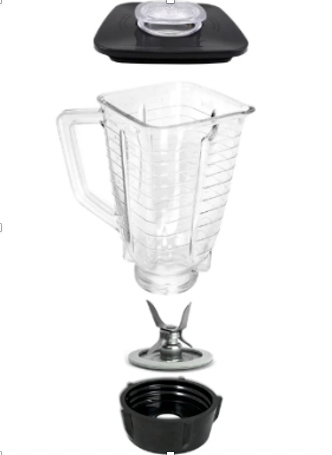 [OST20] Vaso Completo Macrolon (Vaso, Rosca, Cuchillas Economica y Tapa).