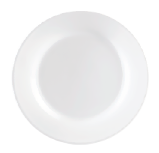 [309043] Plato Trinche 16 cm Blanco Glacial.