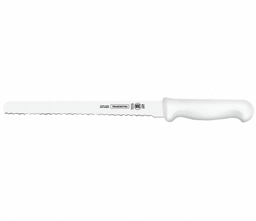 [TRM24627/088] Cuchillo Panadero 8" Blanco Tramontina.