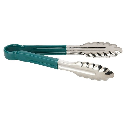 [DS105V] Pinza Para Pan 9" / 22.8 cm Acero Inoxidable Mango Verde