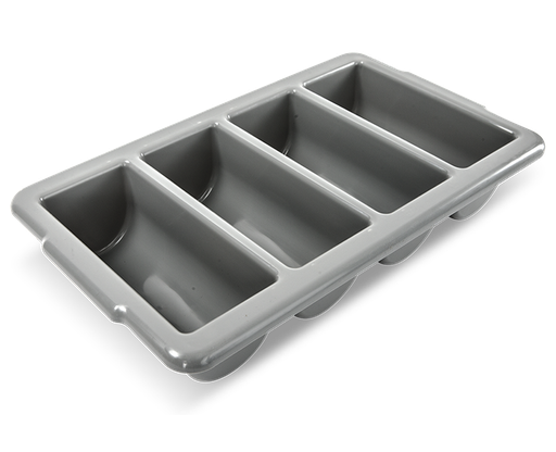 [KFCPC4] Caja Porta Cubiertos 4 Divisiones.
