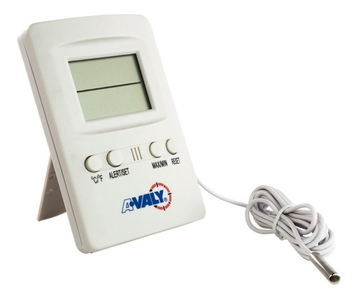 [VA-EDT-1] Termómetro Digital Refrigeración (Int-ext) Sonda Avaly.