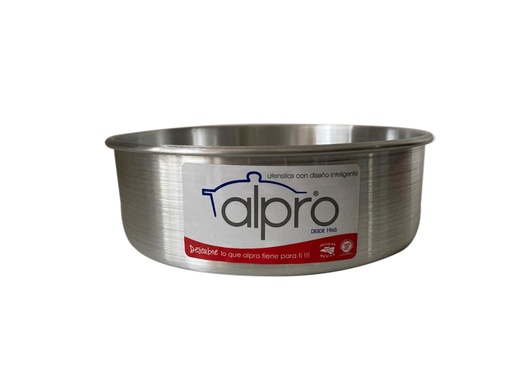 [ALP1716] Molde Para Pan No.16 1.4 lts / 16 X 6 cm Aluminio.