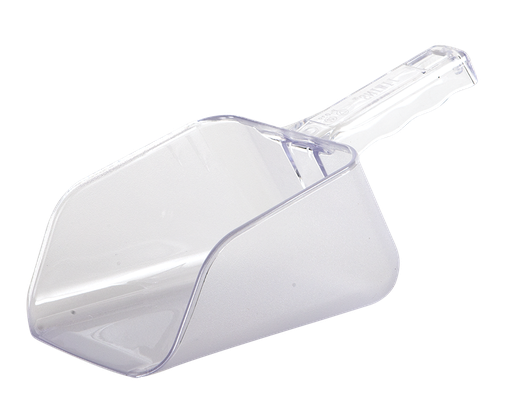 [PLSC012CL] Cucharon Plano 12 oz / 355 ml Policarbonato Transparente.