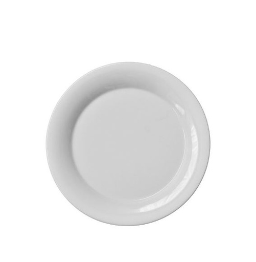 [904-BL] Plato Extendido 9" Premium Blanco Brillante
