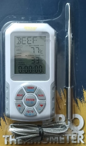 [MCT30405] Termometro de Cocina Digital -50 Para Horno con Sonda -50 a 300° C.