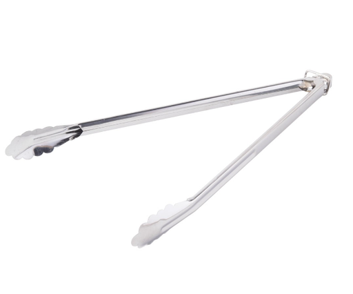 [MCP201600L] Pinzas Para Pan 16" / 41 cm Acero Inoxidable Cal. 20 Abrillandatas y con Candula