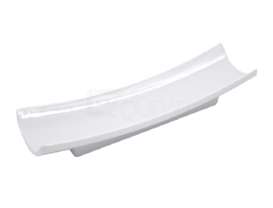[MCPLMPC40B] Bandeja Tipo Canoa 40 cm Melamina Blanca.