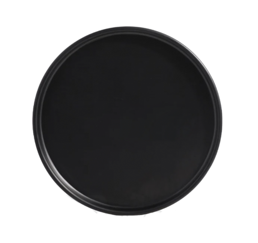 [MCPLMRL20N] Barcelona Plato 20 cm Melamina  Negro Mate