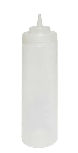 [MCDV24CK] Mamila Para Aderezo 24 oz / 710 ml Color Semi Transparente.