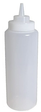 [MCDV32CK] Mamila Para Aderezo 32 oz / 947 ml Color Semi Transparente.