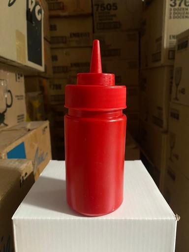 [MCDV08RKAN] Mamila Para Aderezo 8 oz / 237 ml Color Rojo.