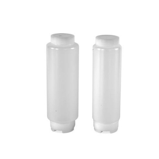 [MCDVBM20] Mamila Para Aderezo con Membrana 20 oz / 592 ml Color Semi Transparente.