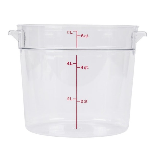 [MCRR6000] Contenedor Redondo 6 lts Policarbonato