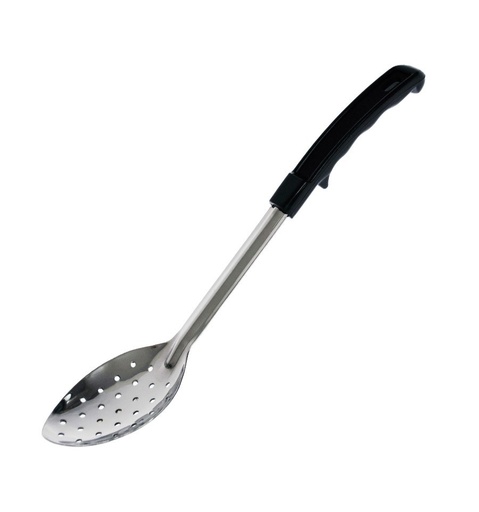 [MCCAIP15P] Cuchara Perforada Para Cocina 15" / 38.1 cm Acero Inoxidable Mango Plastico.