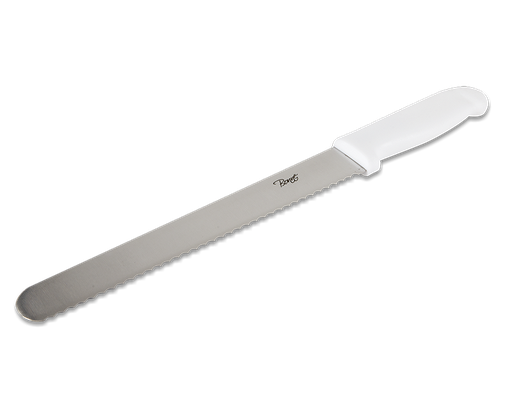 [MCCPAN10] Cuchillo Panadero de Sierra 10" / 25.4 cm, Blanco