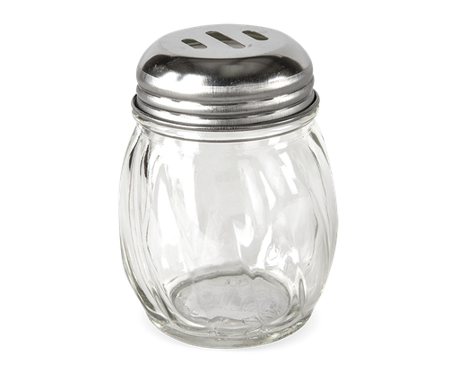 [MCACCSAL6R] Frasco Vidrio Para Queso 6 oz / 177 ml Tapa Ranurada