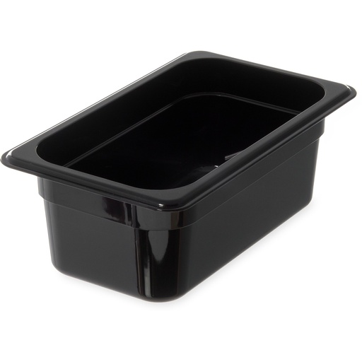 [MCIP1410N] Inserto Cuarto 4" / 10 cm Policarbonato Negro.