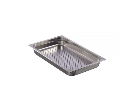 [MCIP241106] Inserto Entero Perforado 2.5" / 6 cm Acero Inoxidable. (Bonne)