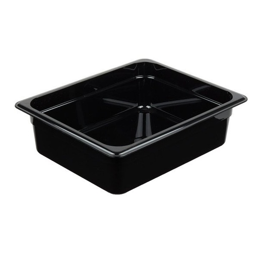 [MCIP1210N] Inserto Medio 4" / 10 cm Policarbonato Negro.
