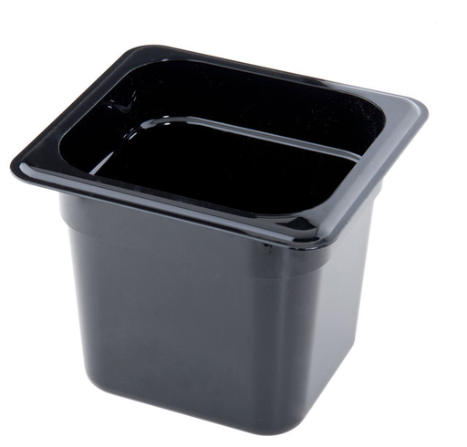 [MCIP1615N] Inserto Sexto 6" / 15 cm Policarbonato Negro.
