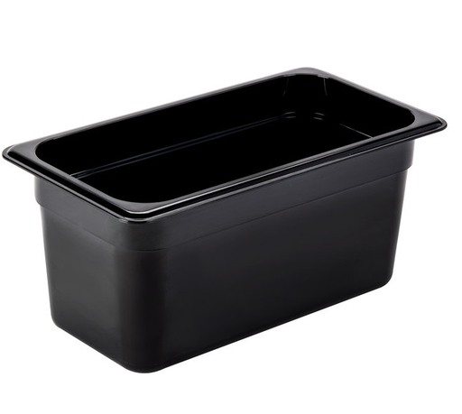[MCIP1315N] Inserto Tercio 6" / 15 cm Policarbonato Negro. 