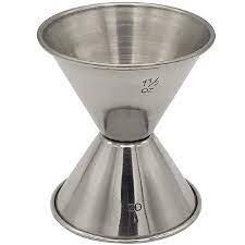 [MCDAI1A112] Jigger Porcionador de Bebidas 1 oz & 1.5 oz Acero Inoxidable