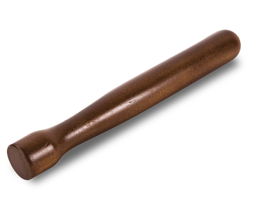 [MCBARAPL03] Muddler Cabeza Plano de Madera.
